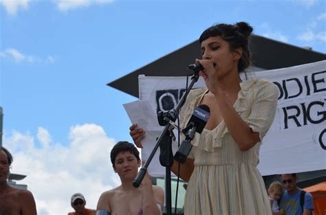 Emotional Crowd As Gwen Jacob Speaks At Top Freedom Rally In Waterloo CityNews Kitchener