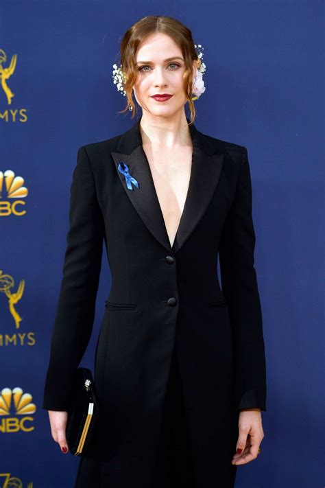 Evan Rachel Wood Attends The Th Primetime Emmy Awards Emmys At Microsoft Theater In Los