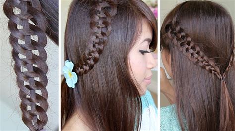 67 short celebrity haircuts you need to try asap. 4-Strand Slide-Up Braid Hairstyle Hair Tutorial - YouTube