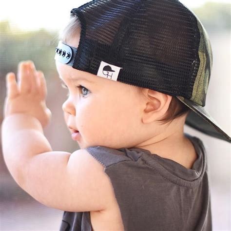 Baby Camo Trucker Hat Stylish Baby Hat Infant Snapback Georgehats