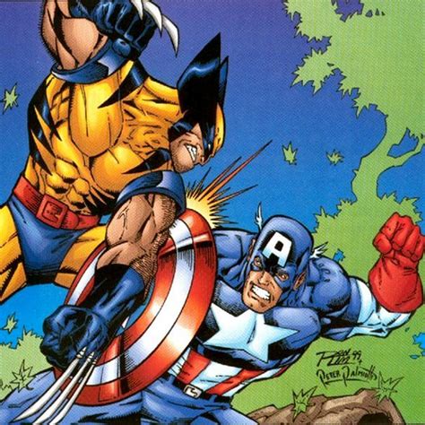 Wolverine Vs Captain America By Peterpalmiotti On Deviantart