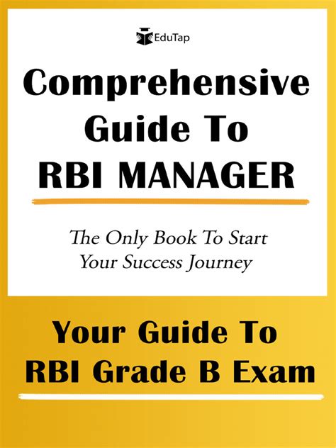 Rbi Grade B 2024 Guide Book Edutap Pdf Reserve Bank Of India Banks