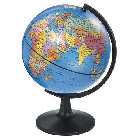 Desktop Political World Globe 130mm Cd57005 Buy At Primary Ict For