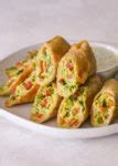 Taste and adjust seasonings as needed. Avocado Egg Rolls | Gimme Delicious