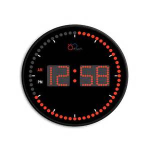 Dbtech Stylish Big And Large Digital Led Clock W Circling Led Second