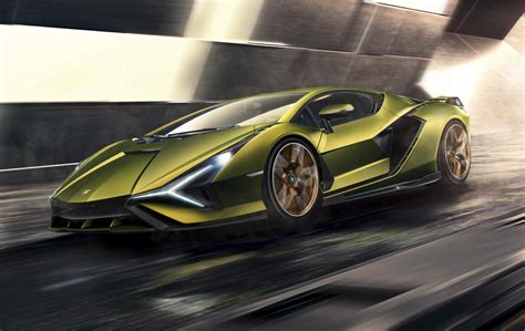 Lamborghini Sián Hybrid Super Sports Car Previews The Future