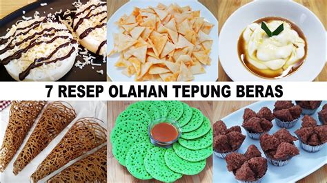 Harga promo lapis beras/balapis manado/kue basah tradisional enak. 7 RESEP OLAHAN TEPUNG BERAS | ANEKA CAMILAN DARI TEPUNG BERAS - YouTube
