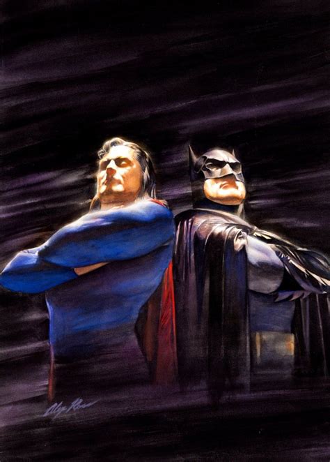Superman And Batman By Alex Ross Superhéroes Dc Comics Cómics