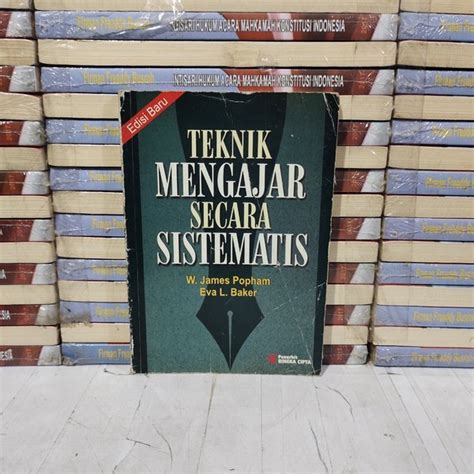 Jual Buku Original Teknik Mengajar Secara Sistematis Di Lapak Toko Buku Eric Jaya Bukalapak