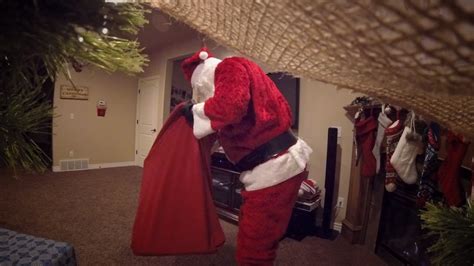 Santa Caught On Camera Christmas Morning Youtube