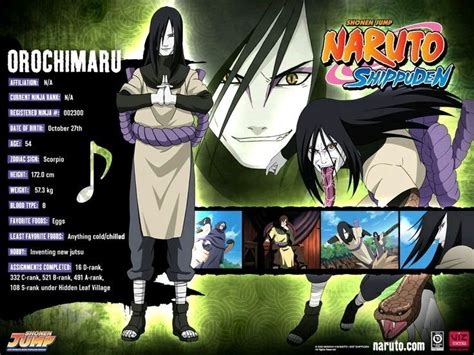 Orochimaru Naruto Fatos Personagens Naruto Shippuden Personagem Do