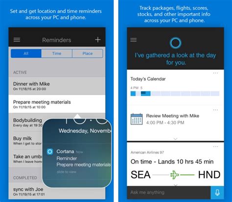 Microsoft Launches Official ‘cortana App For Ios And Android Devices