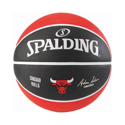 Spalding Chicago Bulls Nba Team Basketball Redblack Size 7 Ebay