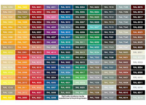 450h Ppg Color Chart