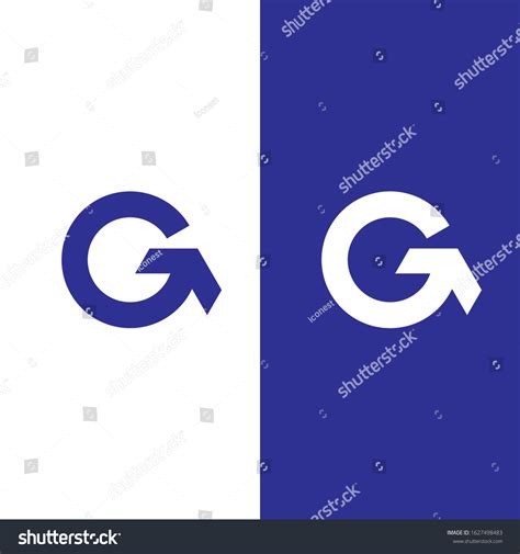 Letter G Arrow Logo Idea Initial Stock Vector Royalty Free 1627498483