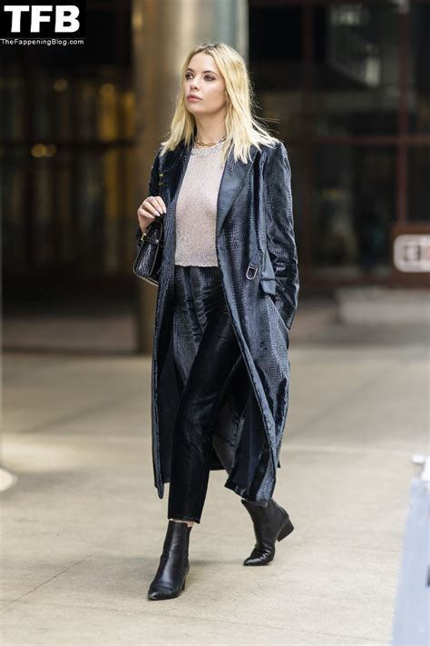Braless Ashley Benson Looks Stylish While Heading To A Meeting In NYC Photos TheFappening