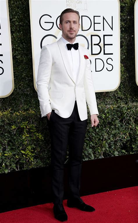 Ryan Gosling From Best Dressed At Golden Globes 2017 Uomo White