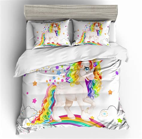 Baby Unicorn Rainbow Bedding Set Unilovers