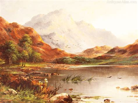 Antiques Atlas Scottish Landscape Oil Painting Of Loch