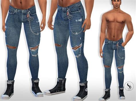 Zara Men Cropped Jeans Design By Saliwa Found In Tsr Category Sims 4