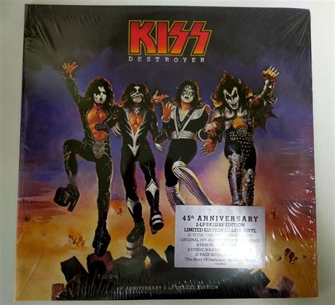 Kiss Lp Destroyer 45th Anniversary Edition Redyellow Vinyl Us