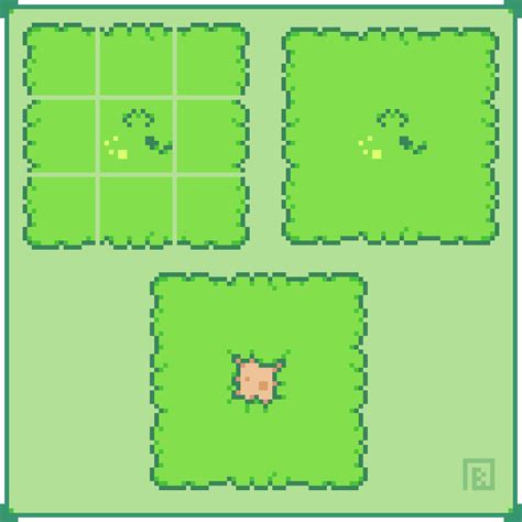 Grass Tiles For Todays Pixel Challenge Pixelart