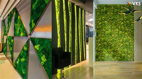 Artificial Grass Wall Design Green Grass Design For Wall Living