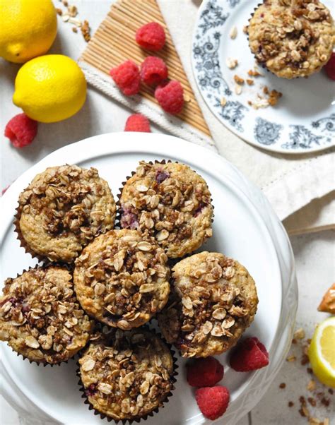 Lemon Raspberry Millet Muffins Elemental Custard