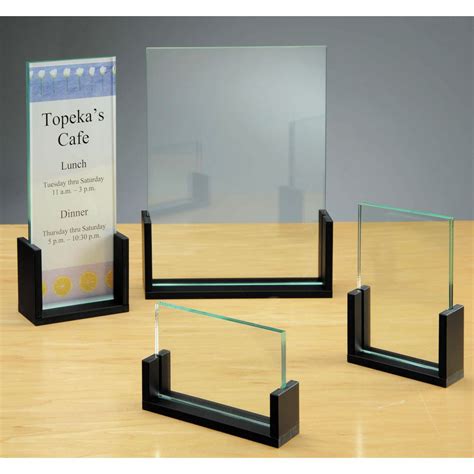 7 x 5 1 2 clear acrylic sign holders horizontal