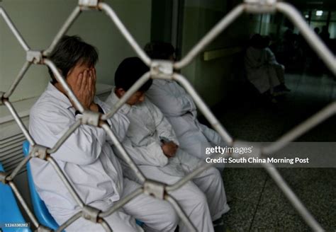 Pictured Here Are Mental Patients In The Beijing Anding Hospital