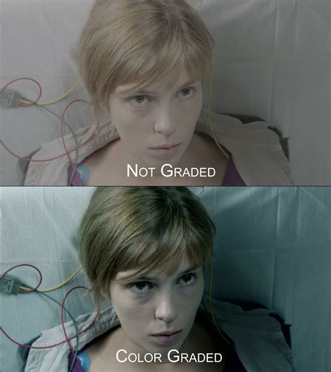 Work In Color Correction As A Colorist Color Grading Example