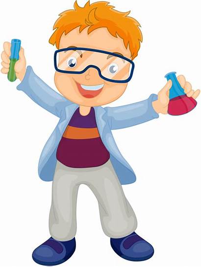 Boy Clipart Science Scientist Clip Cartoon Transparent