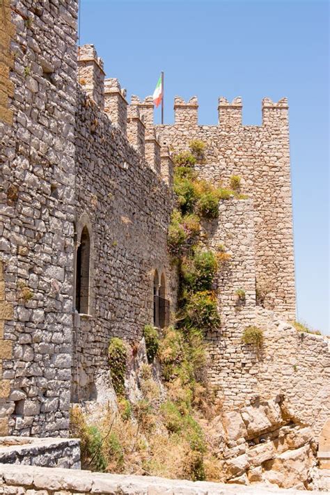 Caccamo Medieval Castle Near Palermo Stock Image Image Of Travel