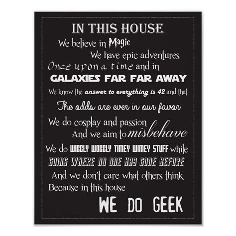 We Do Geek Poster Bw Geek Stuff Geek Ts Poster