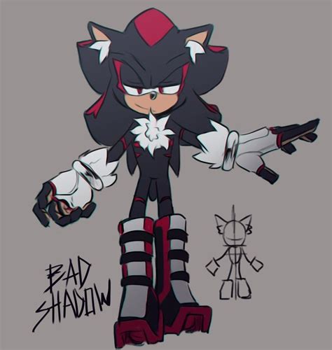 Bad Shadow Hedgehog Art Sonic And Shadow Shadow The Hedgehog
