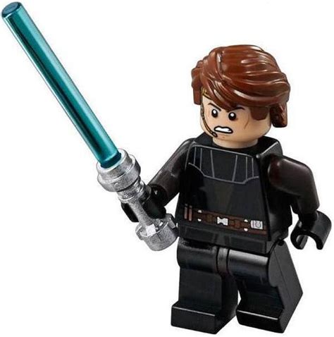 Lego Star Wars Anakin Skywalker Minifigure Blue Lightsaber From Set