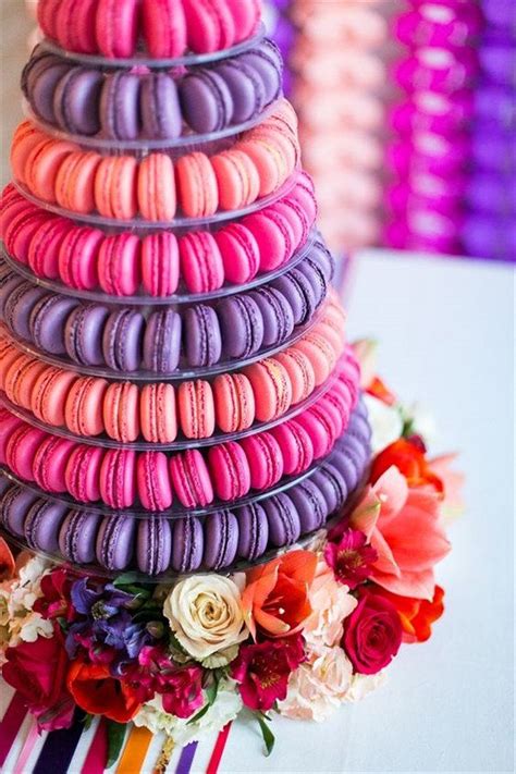 18 Sweet Macaroon Wedding Cake Ideas To Dazzle Your Guests Weddinginclude Macaroon Wedding
