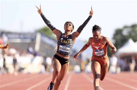 She's currently the fastest woman in america, and on her way to the tokyo olympics this summer to win the gold for our country. Sha'Carri Richardson, history maker | FEATURE | World Athletics