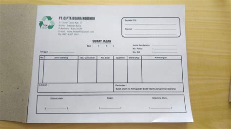 Cetak Faktur Nota Invoice Serta Surat Jalan Di Pekanbaru Print Corner