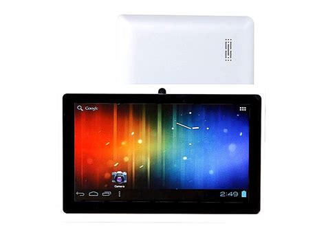 Touch Screen Android Tablet Pc With Camera Wifi Tf White 7