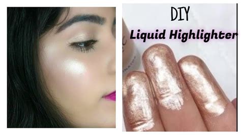 Diy Cream Highlighter Make Your Own Highlighter At Home Diy Makeup