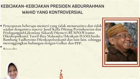 Tugas Sejarah Masa Pemerintahan Presiden Kh Abdurrahman Wahid Youtube