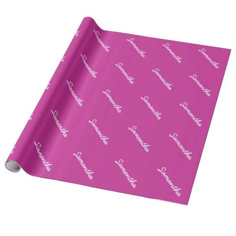 Personalized Wrapping Paper With Custom Name In 2021 Personalised Wrapping Paper