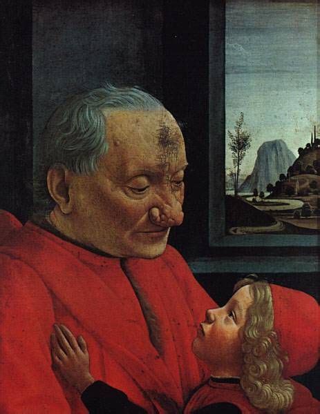 Domenico Ghirlandaio An Old Man And His Grandson Pickle Nose