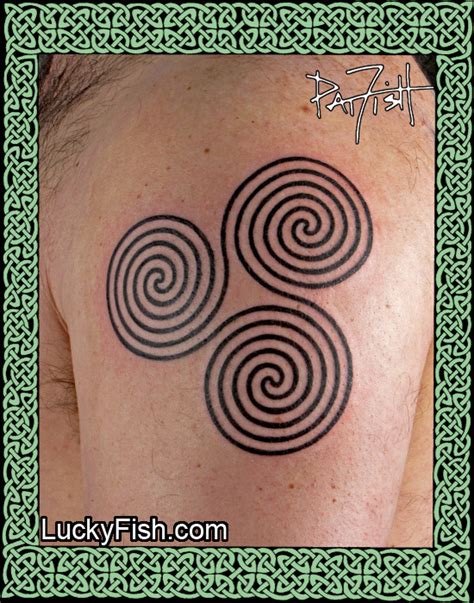 Triple Spiral — Luckyfish Inc And Tattoo Santa Barbara