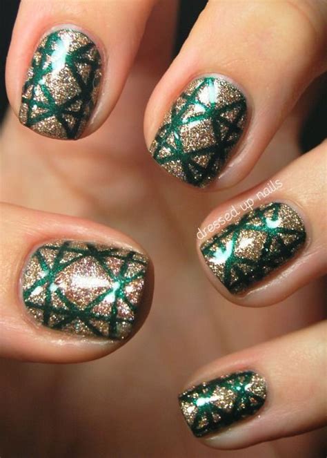 red green gold christmas nail art designs ideas trends stickers  xmas nails