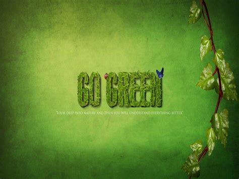 Go Green Wallpapers Wallpaper Cave