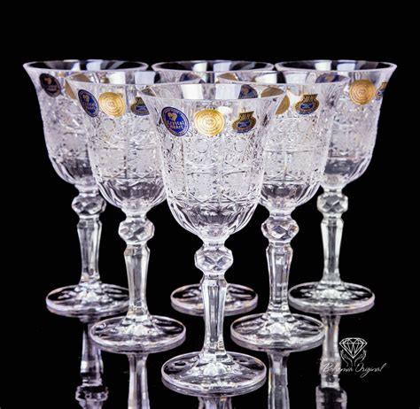 crystal white wine glasses 170ml bohemia crystal original crystal from czech republic