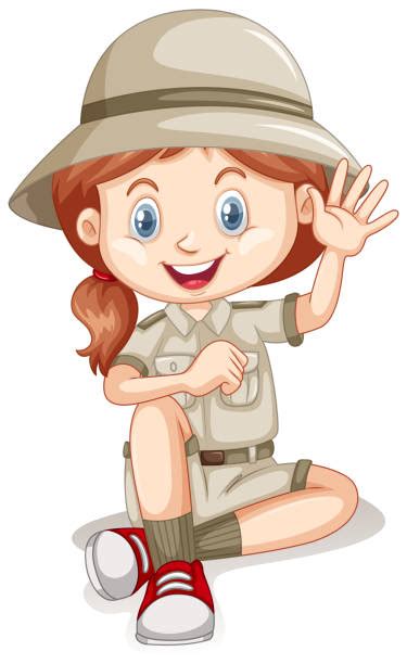 Royalty Free Child Explorer Clip Art Vector Images