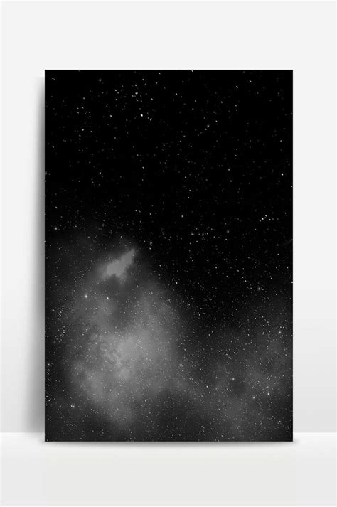 Black And White Fantasy Starry Sky Constellation Smoke Poster